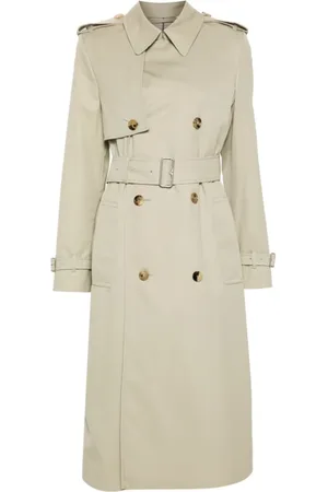 Burberry Mantels, Dames, , 3Xs, Katoen, Klassieke Trenchcoat