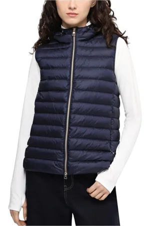 Geox Jassen, Dames, Blauw, L, Polyester, Jaysen Donsjas