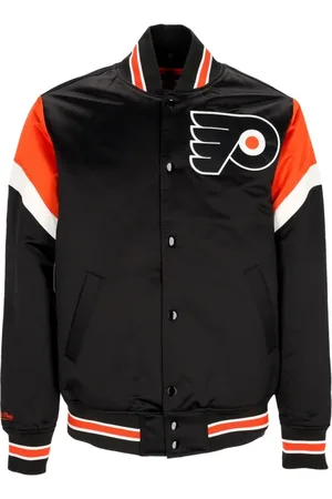 Mitchell & Ness Jassen, Heren, Veelkleurig, L, Polyester, NHL Heavyweight Bomberjack met Gewatteerd Interieur