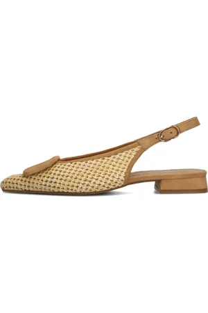 Lodi Schoenen, Dames, Bruin, 40 EU, Elegante Camel Slingback Schoenen