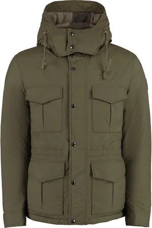 Woolrich Jassen, Heren, Groen, S, Polyester, Aleutian Gewatteerde Jas