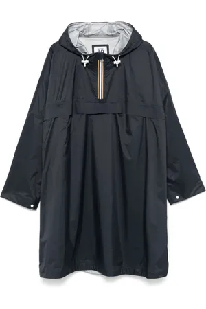 K-Way Jassen, Heren, Blauw, L, Midnight Hooded Rits Jas