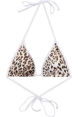 Gestuz Badkleding, Dames, Bruin, XS, Luipaardprint Bikini Top Accessoire
