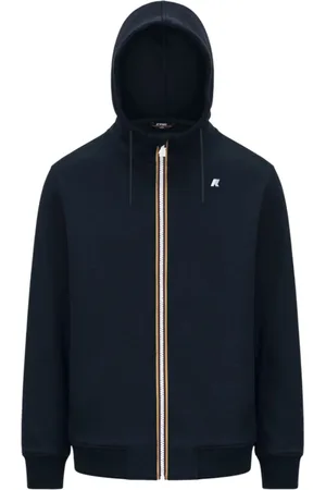 K-Way Sweatshirts & Hoodies, Heren, Blauw, M, Blauwe Sweater Rainer Light Spacer