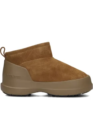 Moon Boot Schoenen, Dames, Bruin, 42 EU, Suède, Luna LOW Bruin Suède Laarzen