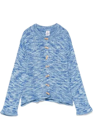 Baserange Truien, Dames, Blauw, S, Stijlvolle Gebreide Vest