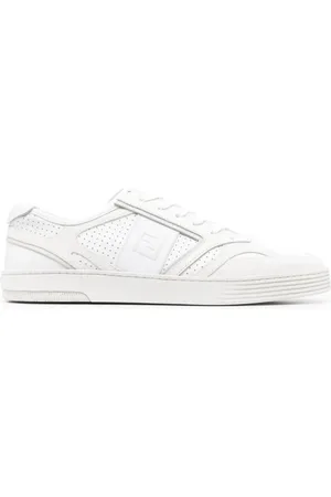 Fendi Schoenen, Heren, Wit, 40 EU, Witte Sneakers met Ghiac Stijl