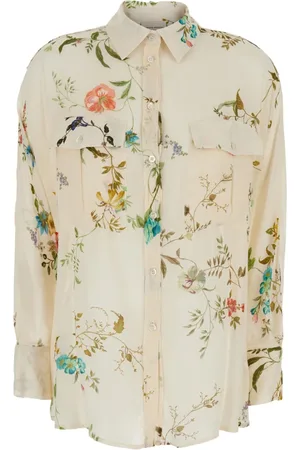 SEMICOUTURE Blouses & Shirts, Dames, Veelkleurig, S, Gedrukt Multi Kleur Shirt