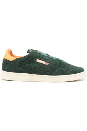 Autry Schoenen, Heren, Groen, 45 EU, Groene Flat Low Sneakers