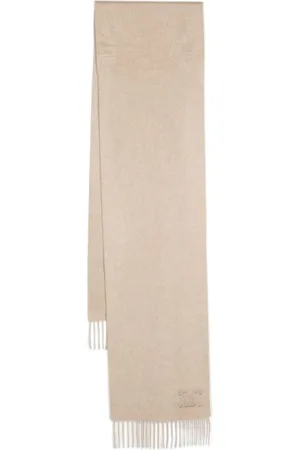 Max Mara Accessoires, Dames, , ONE Size, Kasjmier, Cashmere Fringed Sjaal