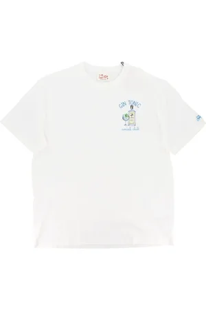 MC2 SAINT BARTH Tops, Heren, Wit, XL, Witte T-shirts en Polos
