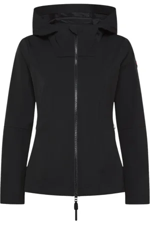 Peuterey Jassen, Dames, Zwart, XL, Polyester, Zwarte Stretchjas Sulawati Model