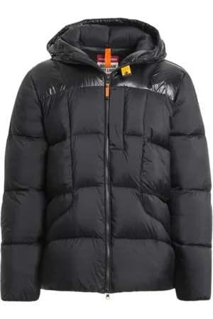 Parajumpers Jassen, Heren, Zwart, M, Nylon, Korte Zwarte Donsjas