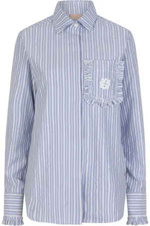 Josh V Blouses & Shirts, Dames, Blauw, XL, Jennie Blouse Lichtblauw