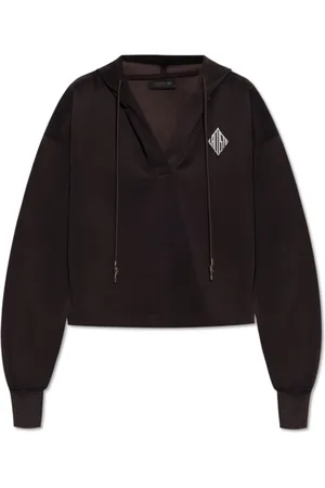 Lacoste Sweatshirts & Hoodies, Dames, Bruin, XS, Katoen, Hoodie