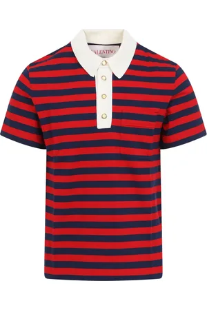 VALENTINO Tops, Heren, Veelkleurig, L, Klassieke Polo Shirt voor Mannen