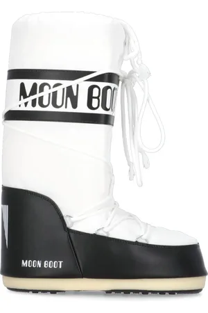 Moon Boot Schoenen, Dames, Wit, 42 EU, Witte waterdichte stoffen winterlaarzen