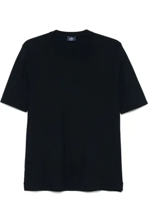 BARBA Tops, Heren, Zwart, L, Zwarte T-shirts en Polos