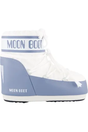 Moon Boot Schoenen, Dames, Blauw, 36 EU, Nylon, Low Nylon Iconic Winterlaarzen