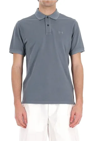 C.P. Company Tops, Heren, Blauw, XL, Katoen, Heldere Blauwe Polo Piqué Katoen