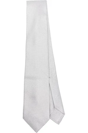 BARBA Accessoires, Heren, Grijs, ONE Size, Lichtgrijs Zijden Stropdas Stijlvol Ontwerp