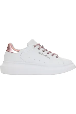 Roberto Cavalli Schoenen, Dames, Wit, 39 EU, Sneakers