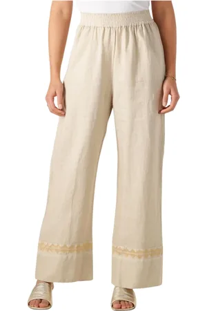 Greek Archaic Kori Broeken, Dames, , S, Linnen, Linnen Broek voor Vrouwen