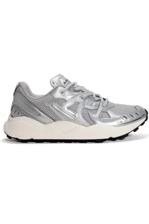 RUN OF Schoenen, Heren, Grijs, 42 EU, Sneaker Metallica M