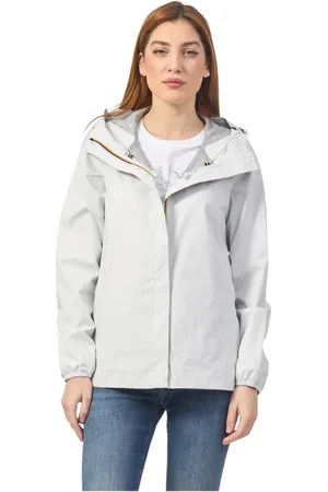 K-Way Jassen, Dames, Wit, M, Polyester, Witte Tussenseizoenjas Marguerite