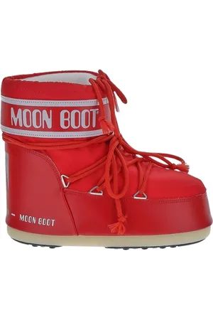 Moon Boot Schoenen, Heren, Rood, 45 EU, Nylon, Lage Nylon Schoen