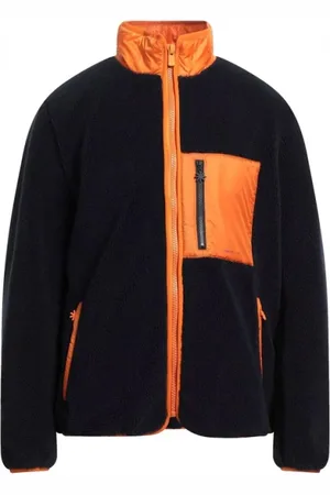 Manuel Ritz Jassen, Heren, Blauw, L, Polyester, Sherpa Teddyjas met ritssluiting