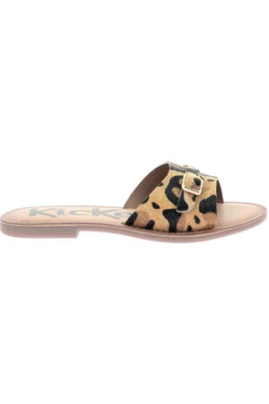 Kickers Schoenen, Dames, Bruin, 40 EU, Leer, Stijlvolle Leren Muiltjes Kick Diwana