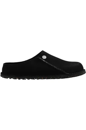 Birkenstock Schoenen, Dames, Zwart, 39 EU, Suède, Zermatt Premium Slides