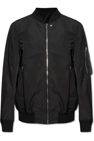 Rick Owens Jassen, Heren, Zwart, M, Wol, Jas Classic Flight