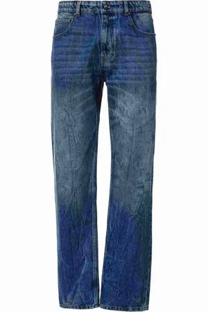 Roberto Cavalli Jeans, Heren, Blauw, W35, Broek