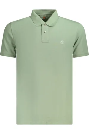 Timberland Tops, Heren, Groen, 3Xl, Katoen, Groen Katoenen Poloshirt Klassieke Stijl