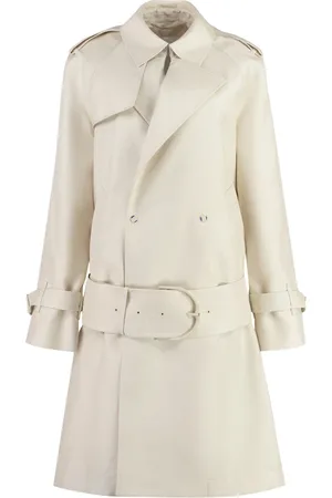 Burberry Mantels, Dames, , S, Polyester, Zijdenmix Trenchcoat