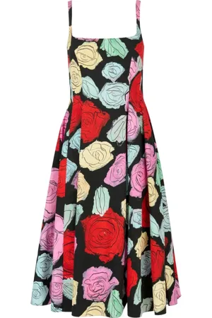 Marni Kleedjes, Dames, Veelkleurig, XS, Bloemenpatroon Jurk