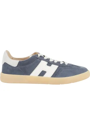 Hogan Schoenen, Heren, Blauw, 40 EU, Leer, Stijlvolle Sneakers met Veters