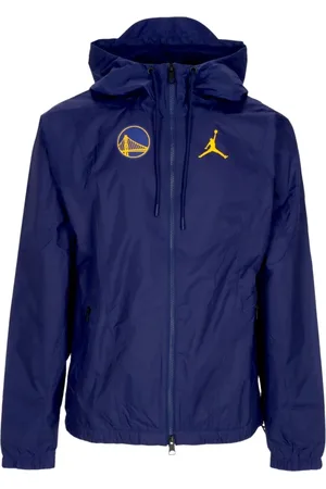 Jordan Jassen, Heren, Blauw, L, Nylon, Courtside Statement Windbreaker Jacket