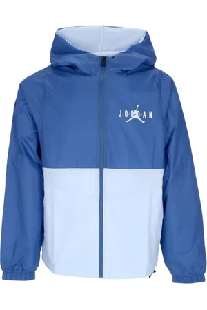 Jordan Jassen, Heren, Blauw, L, Nylon, Windbreaker Jack met Capuchon