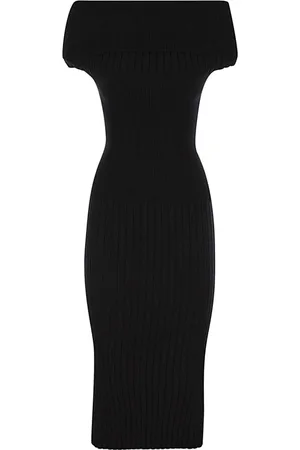 Sportmax Kleedjes, Dames, Zwart, M, Elegante Jurk voor Vrouwen