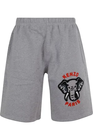 Kenzo Korte broeken, Heren, Grijs, M, Casual korte broek