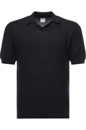 ELEVENTY Tops, Heren, Blauw, L, Katoen, Blauwe Katoenen T-shirts en Polos