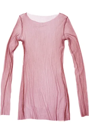 Cortana Tops, Dames, Rood, L, Tule, t de tul, top bordeaux bs