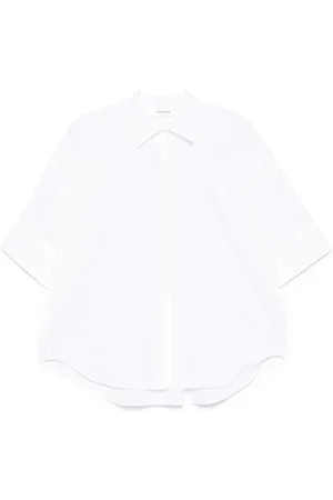 P.A.R.O.S.H. Blouses & Shirts, Dames, Wit, S, Wit Overhemd voor Mannen