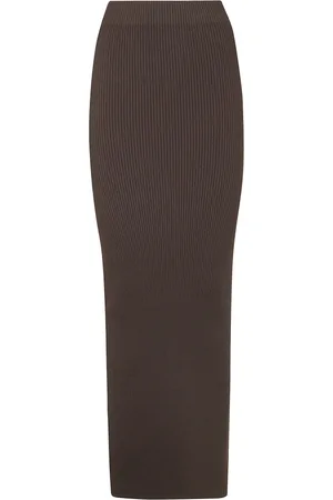 Max Mara Rokken, Dames, Bruin, S, Viscose Pencil Rok