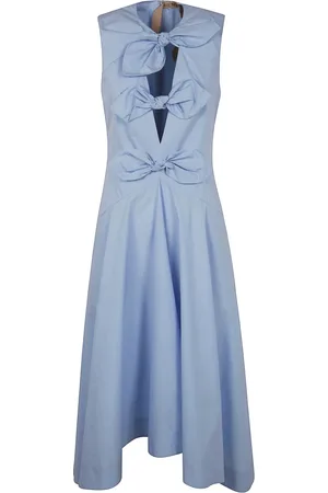 Nº21 Kleedjes, Dames, Blauw, M, Katoen, Stijlvolle katoenen jurk