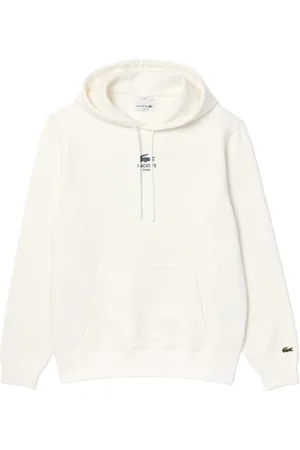 Lacoste Sweatshirts & Hoodies, Heren, Wit, L, Katoen, Sportieve Hoodies voor Casual Comfort