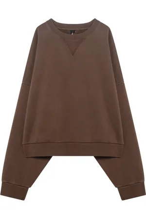 Entire Studios Sweatshirts & Hoodies, Dames, Bruin, S, Crewneck Sweatshirt